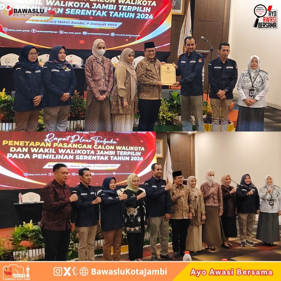 Rapat Pleno Terbuka Penetapan 