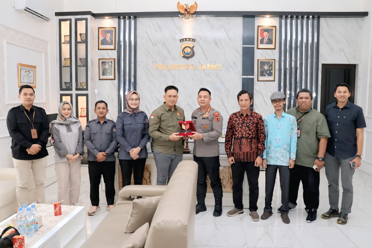 Audiensi Tim Bawaslu kepada Kapolresta Jambi 2025