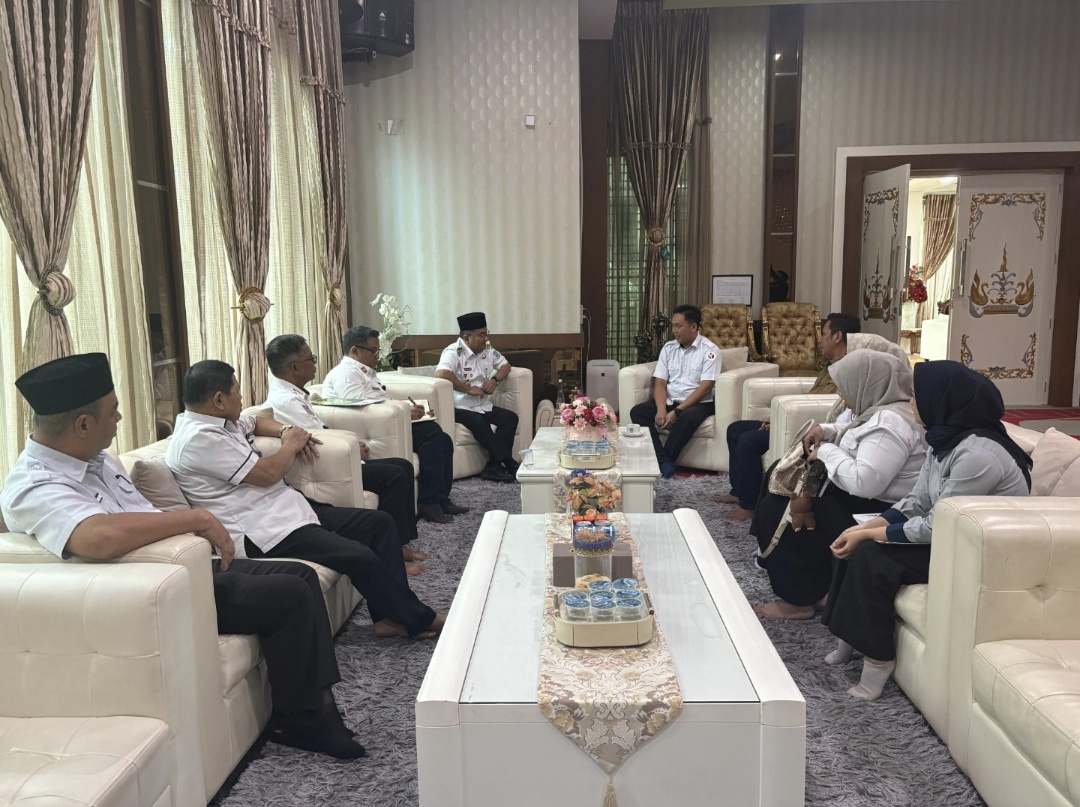 Bawaslu Kota Jambi diskusi konsolidasi demokrasi dengan Wali Kota Jambi, Dr Maulana dan instansi terkait, Rabu (4/2/2026) 