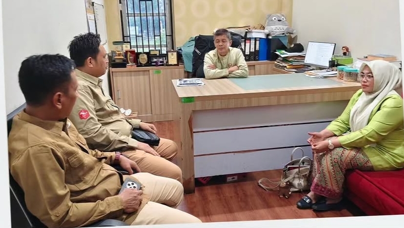 Pimpinan Bawaslu Kota Jambi Koordinasi dengan Kabid Asset BPKAD Pemkot Jambi