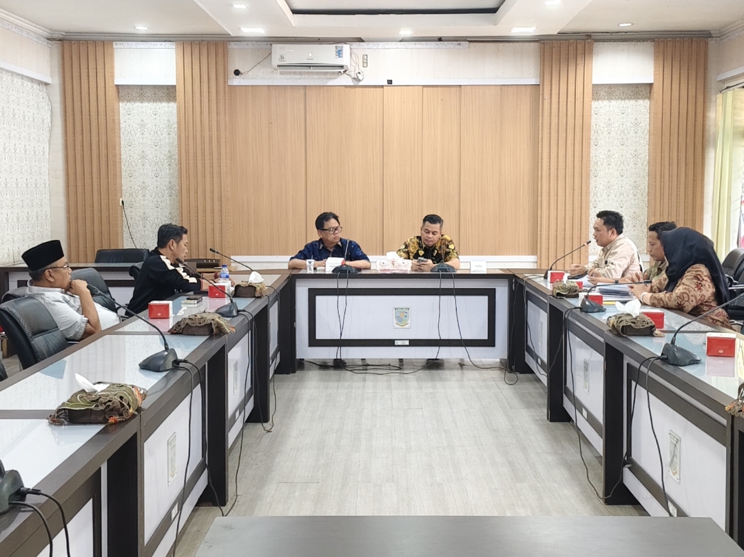 Audiensi Bawaslu Kota Jambi bersama DPRD Kota Jambi, Kamis (23/7/2026). 
