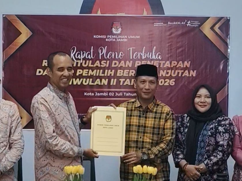 Penyerahan BA Pleno Daftar Pemilih Berkelajutan