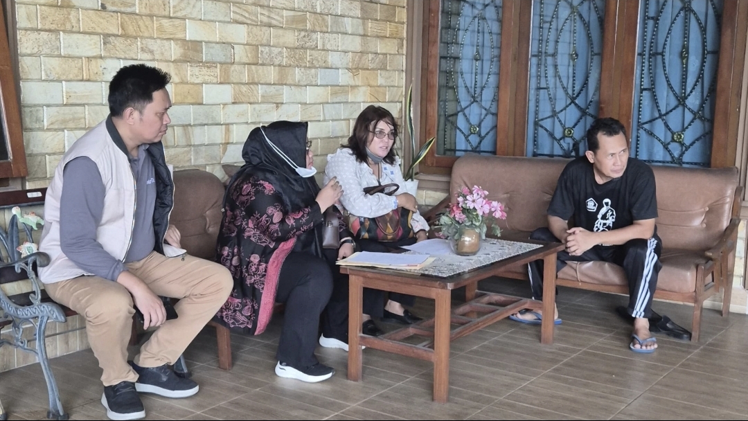 Ketua Bawaslu Kota Jambi, Alamsah melakukan pengawasan Coktas