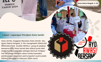 Simulasi Pemungutan Suara Pemilu Serentak 2024