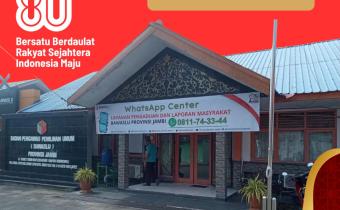 Tampak Depan Kantor Sekretariat Bawaslu Provinsi Jambi