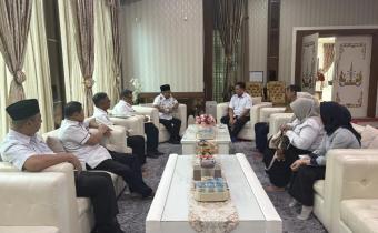 Bawaslu Kota Jambi diskusi konsolidasi demokrasi dengan Wali Kota Jambi, Dr Maulana dan instansi terkait, Rabu (4/2/2026) 