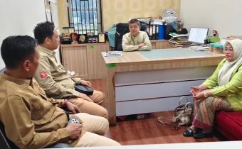 Pimpinan Bawaslu Kota Jambi Koordinasi dengan Kabid Asset BPKAD Pemkot Jambi