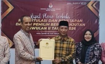 Penyerahan BA Pleno Daftar Pemilih Berkelajutan